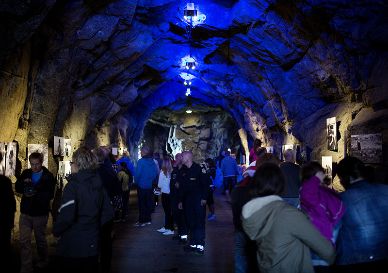 Åpning av Tunnelsyn utstilling i Skrova